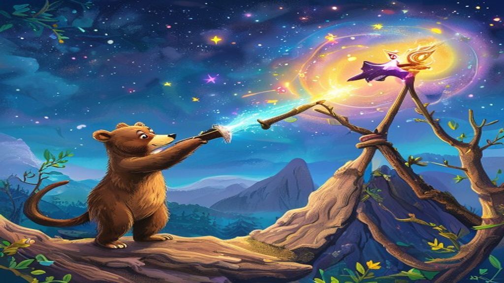 Barni ve Kayıp Yıldız Nova'nın Ev Yolculuğu İllüstrasyonu